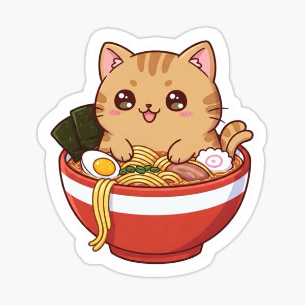 Artikel-Vorschau von Nyan Ramen, designt und verkauft von SketchBag.