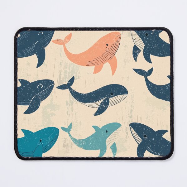 Item preview, Repeated design with little whales, perfect for packaging and retro interiors. designed and sold by Paolo Modena Photography    -   Fine Italian Art.