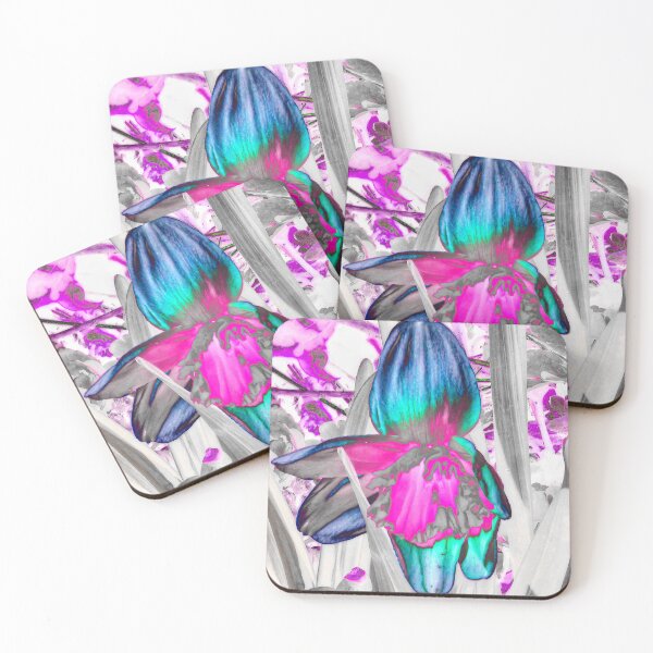 Item preview, Trippy Daffodil in Teal & Pink designed and sold by SXW Designs.