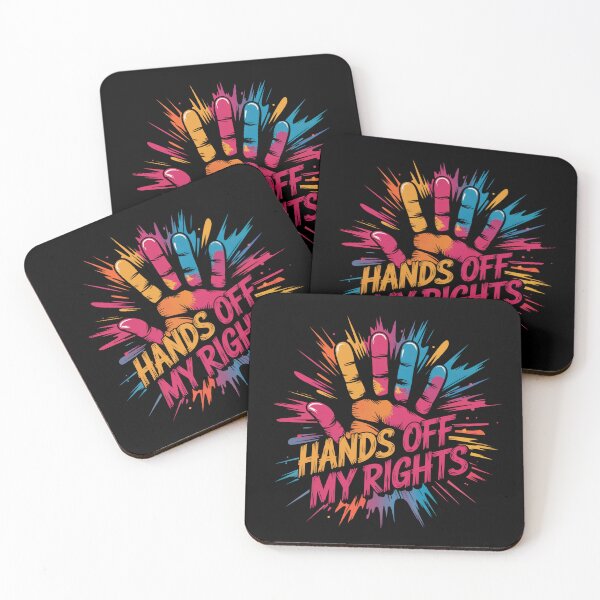 Item preview, Hands Off My Rights designed and sold by MadCatPrints.
