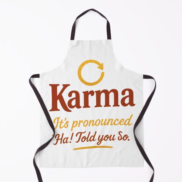 Item preview, Karma - It’s Pronounced 'Ha! Told You So' - Funny Quote designed and sold by ClassySas.
