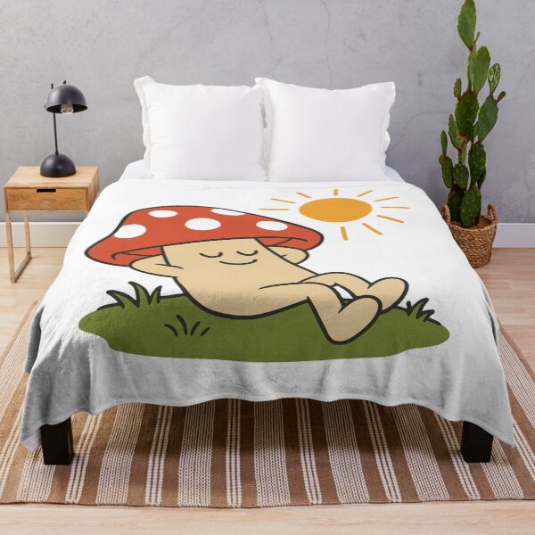 Item preview, Sunny Shroom Vibes - "Mushroom Chillin' Under the Sun" designed and sold by ALITOPRINCE.
