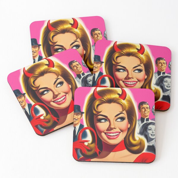 Item preview, Vintage Devil Girl designed and sold by PulpVintage.