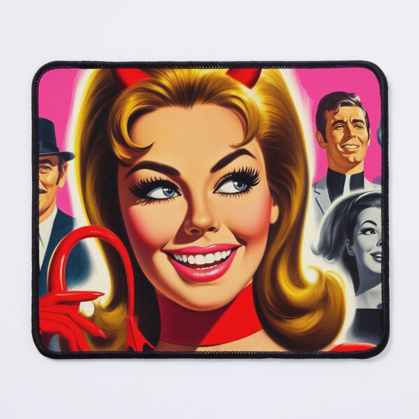 Item preview, Vintage Devil Girl designed and sold by PulpVintage.