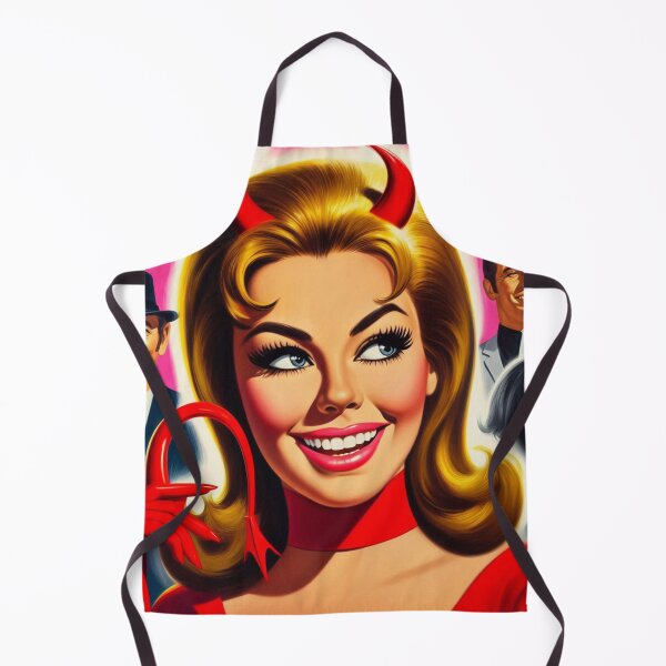 Item preview, Vintage Devil Girl designed and sold by PulpVintage.