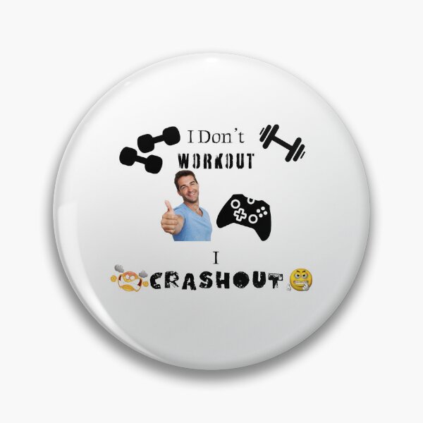 Item preview, I don't workout I crashout designed and sold by Jesus-Minion.