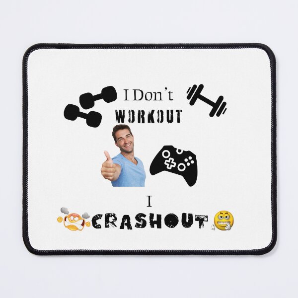 Item preview, I don't workout I crashout designed and sold by Jesus-Minion.