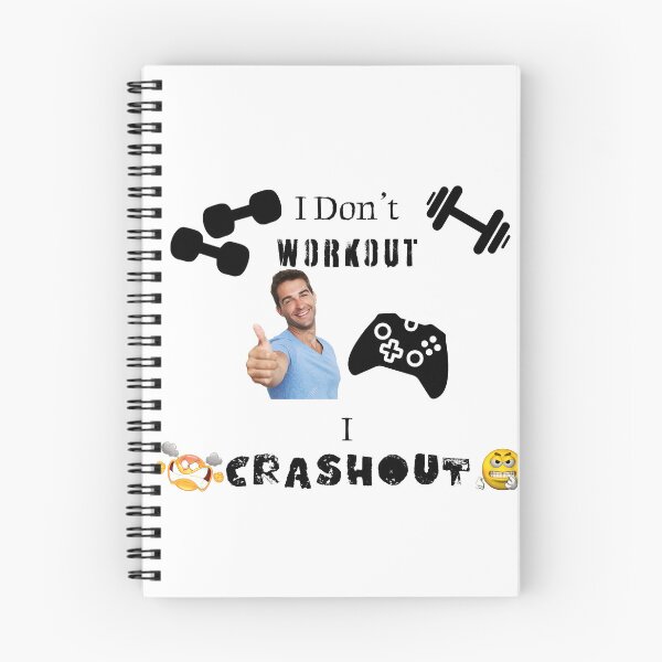 Item preview, I don't workout I crashout designed and sold by Jesus-Minion.