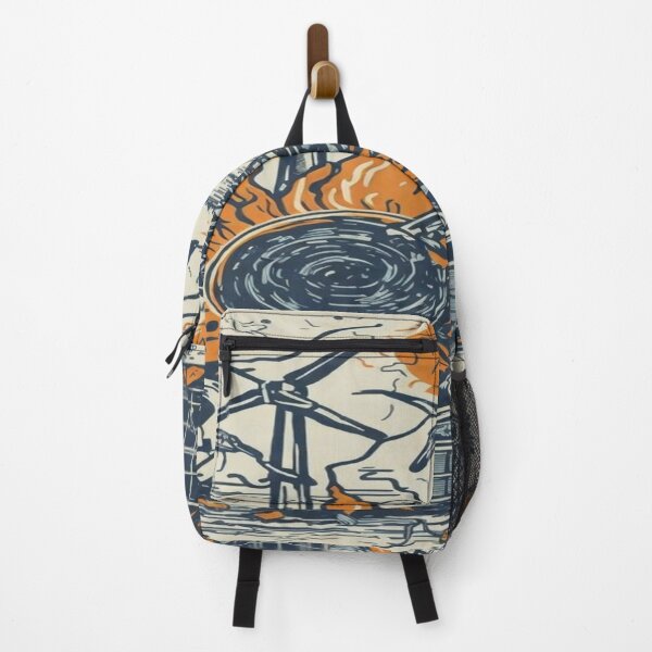 Item preview, Creative Design Depicting Renewable Energy Like Windmills and Solar panels While Still Being Undermined by Fossil Fuels designed and sold by GenArtHaven.