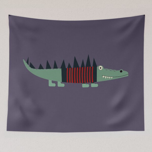 Item preview, Cute Flat Design Crocodile Wear Sweater  designed and sold by AlginaPugachova.