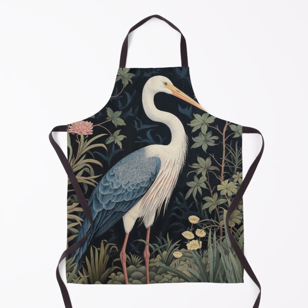Item preview, William Morris Stork Botanical Floral designed and sold by MidCenturyStore.