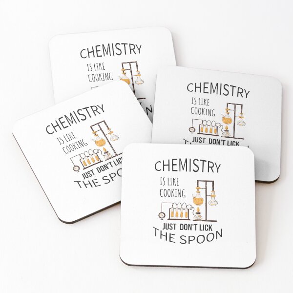 Item preview, Chemistry is like cooking just don't lick the spoon designed and sold by Natthiya Minimal.