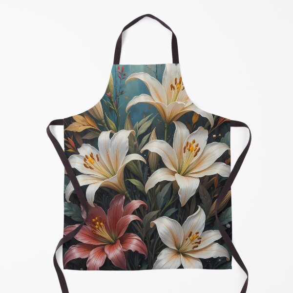 Item preview, Elegant Lilies Serene Compositions Floral Art Botanical Illustration designed and sold by ART ATTACK ZONE.