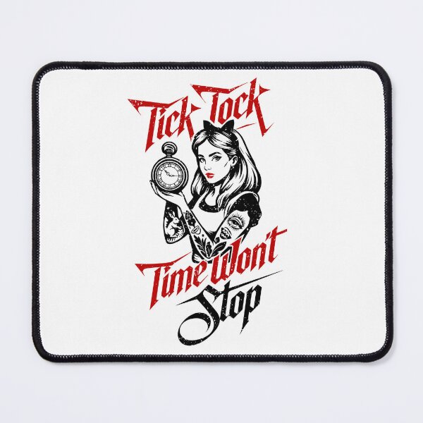 Item preview, Alice in Wonderland "Tick Tock, Time Won’t Stop" designed and sold by Cristina Galerina.