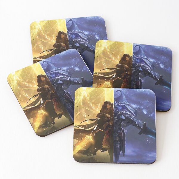Item preview, Duality of Fate: Where Starlight and Sunfire Converge - Orig. Illus. from Osot-酒保 designed and sold by PeakMind.
