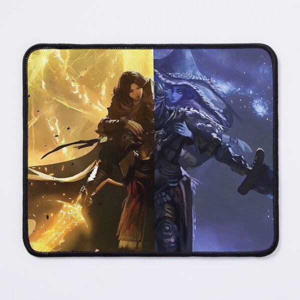 Item preview, Duality of Fate: Where Starlight and Sunfire Converge - Orig. Illus. from Osot-酒保 designed and sold by PeakMind.