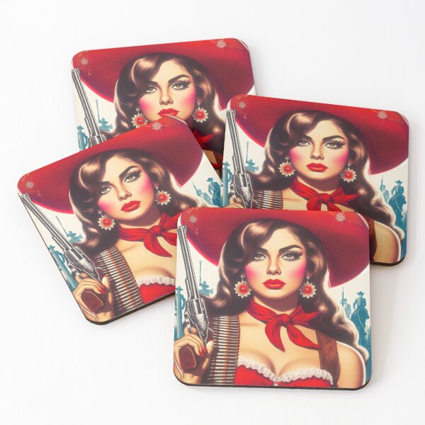 Item preview, Retro Hot Country Girl designed and sold by PulpVintage.