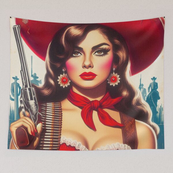 Item preview, Retro Hot Country Girl designed and sold by PulpVintage.