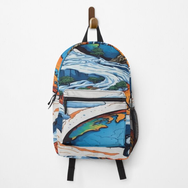 Item preview, Creative Design Featuring Earth and Melting Glaciers, Exacerbated by a Ticking Clock and Heat Waves designed and sold by GenArtHaven.