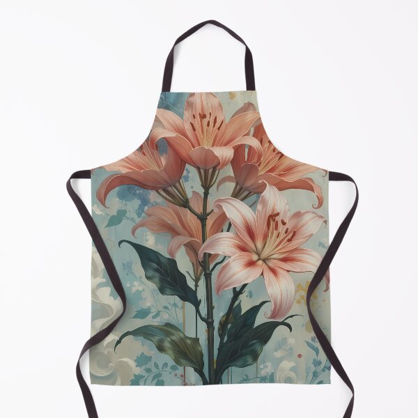 Item preview, Lilies Serene Compositions Floral Art Botanical Illustration designed and sold by ART ATTACK ZONE.