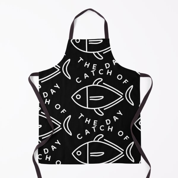 Item preview, Catch Of The Day Elegant White Minimalist Fish Lines designed and sold by SplashTastic.