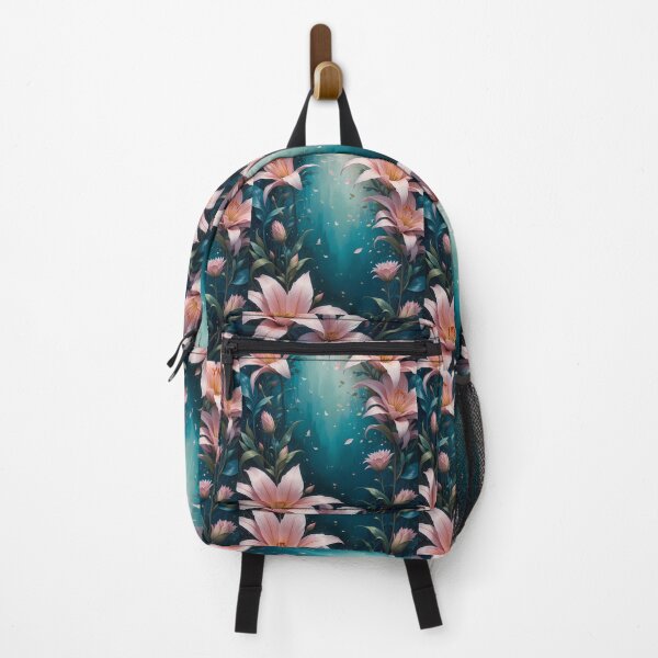 Item preview, Lilies Effect Serene Compositions Floral Art Botanical Illustration designed and sold by ART ATTACK ZONE.