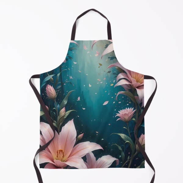 Item preview, Lilies Effect Serene Compositions Floral Art Botanical Illustration designed and sold by ART ATTACK ZONE.