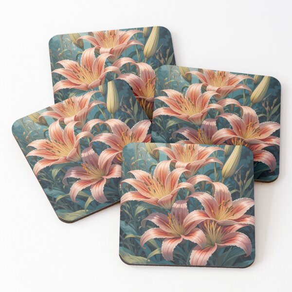 Item preview, Lilies Photo Painting Floral Art Botanical Illustration designed and sold by ART ATTACK ZONE.