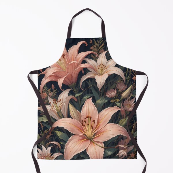 Item preview, Summer Lilies Serene Floral Art Botanical Illustration designed and sold by ART ATTACK ZONE.