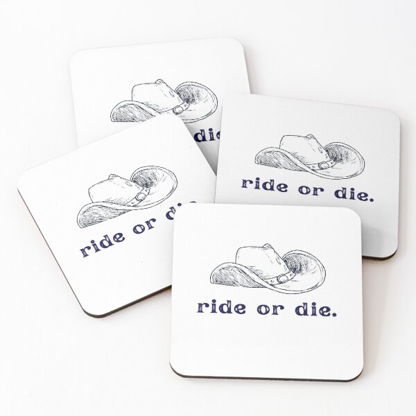 Item preview, RIDE OR DIE - Cowboy Hat - Western Pride Art designed and sold by ELLIE COLE CO..