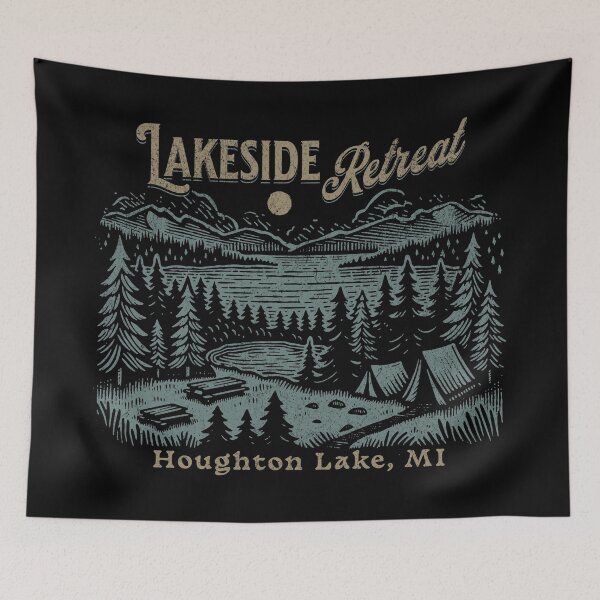 Item preview, Houghton Lake Lakeside Retreat designed and sold by SVTees75.