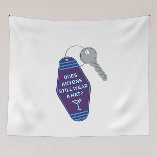 Item preview, Company Broadway Does Anyone Still Wear a Hat? Keychain designed and sold by baranskini.