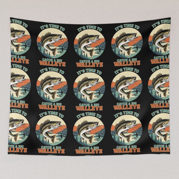 Item preview, Walleye Fishing Time Gift for Fisherman designed and sold by Agnes-Creative.