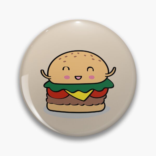 Item preview, Adorable Burger Character Illustration designed and sold by CutestShopEver.