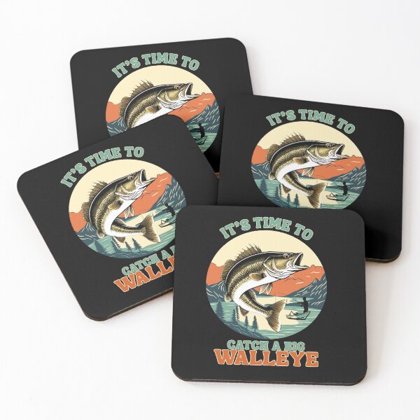 Item preview, Walleye Fishing Time Gift for Fisherman designed and sold by Agnes-Creative.