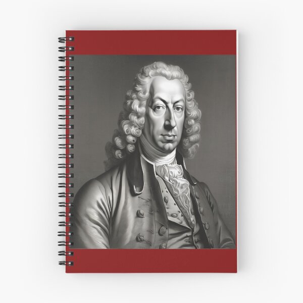 Item preview,  "Reflective Elegance: Daniel Bernoulli in Monochrome" designed and sold by Artisticanvas.