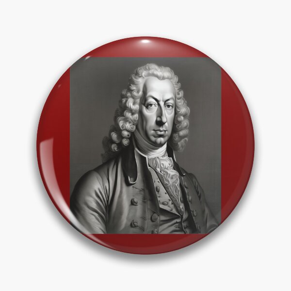 Item preview,  "Reflective Elegance: Daniel Bernoulli in Monochrome" designed and sold by Artisticanvas.