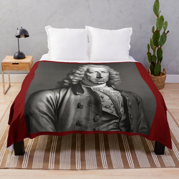Item preview, "Reflective Elegance: Daniel Bernoulli in Monochrome" designed and sold by Artisticanvas.