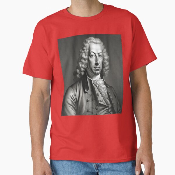 Item preview,  "Reflective Elegance: Daniel Bernoulli in Monochrome" designed and sold by Artisticanvas.