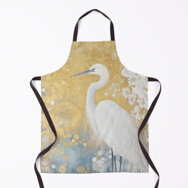 Item preview, Gustav Klimt Heron in Gold Flowers designed and sold by MidCenturyStore.