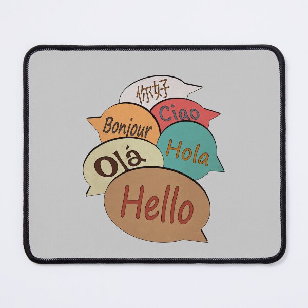 Item preview, HELLO AROUND THE WORLD designed and sold by RonnyMilleo.