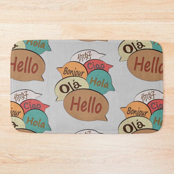 Item preview,  HELLO AROUND THE WORLD designed and sold by RonnyMilleo.