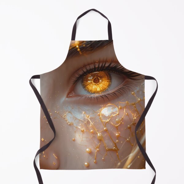 Item preview, Gold Eyes Aesthetics Fantasy Realms Girl Woman Art designed and sold by ART ATTACK ZONE.