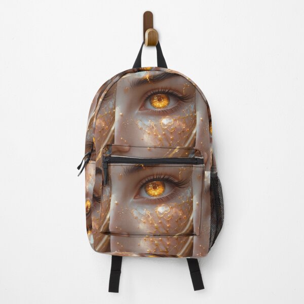 Item preview, Gold Eyes Aesthetics Fantasy Realms Girl Woman Art designed and sold by ART ATTACK ZONE.