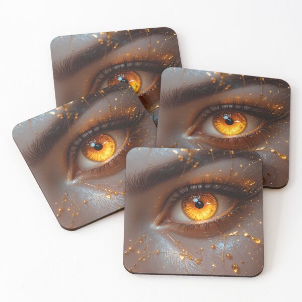 Item preview, Surreal Eyes Aesthetics Fantasy Realms Girl Woman Art designed and sold by ART ATTACK ZONE.