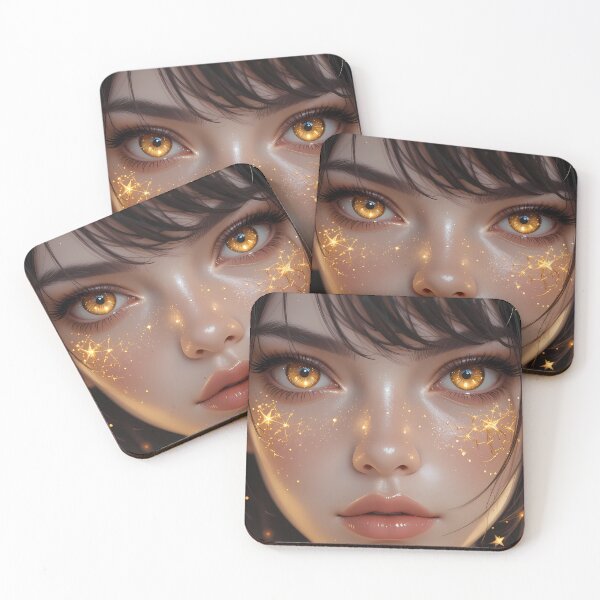 Item preview, Portrait Eyes Aesthetics Fantasy Realms Girl Woman Art designed and sold by ART ATTACK ZONE.