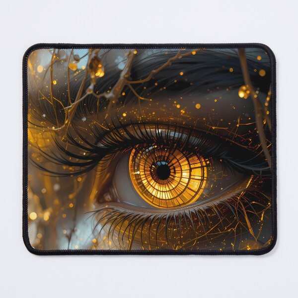 Item preview, Dreamlike Eyes Aesthetics Fantasy Realms Girl Woman Art designed and sold by ART ATTACK ZONE.