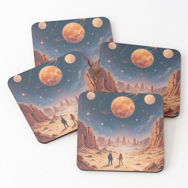 Item preview, Mars Adventures Martian Landscapes Space Travel Red Planet designed and sold by ART ATTACK ZONE.