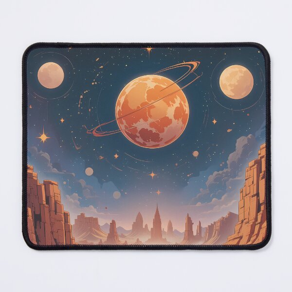 Item preview, Mars Adventures Martian Landscapes Space Travel Red Planet designed and sold by ART ATTACK ZONE.