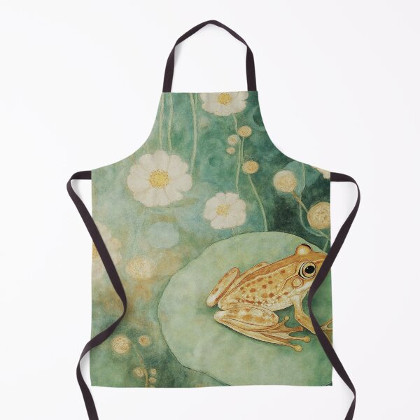 Item preview, Gustav Klimt Frog on Lily Pad designed and sold by MidCenturyStore.